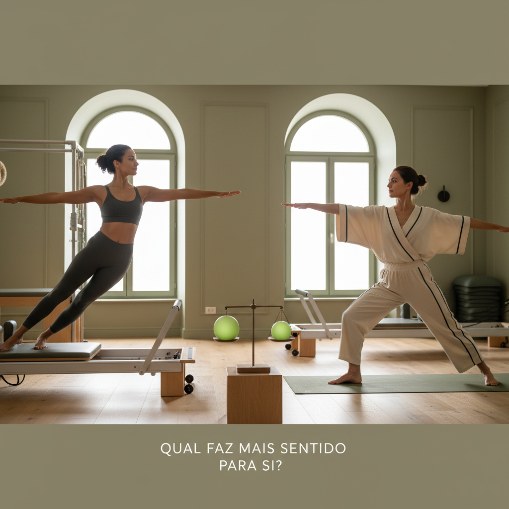 Pilates vs yoga: qual faz mais sentido para si neste momento?