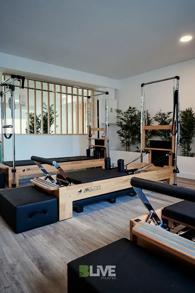Interior do estúdio Blive Pilates Areeiro