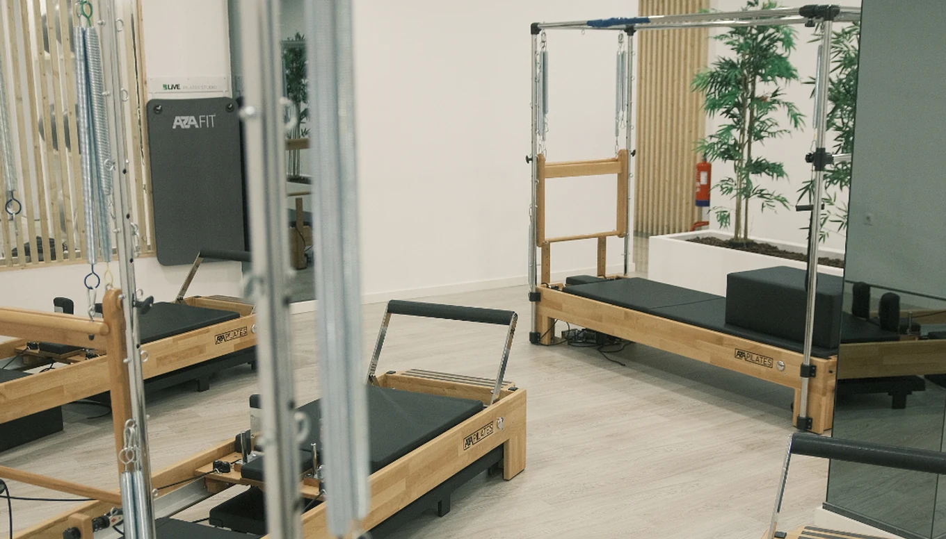 Interior do estúdio Blive Pilates Beja