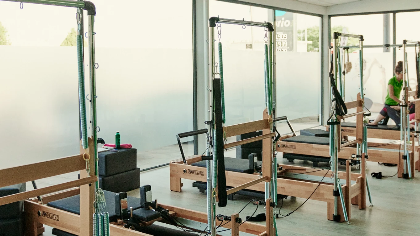 Interior do estúdio Blive Pilates Évora